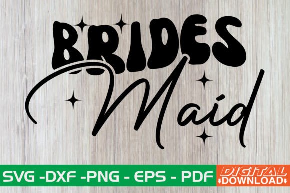 Brides Maid Retro SVG: A Designer's Review