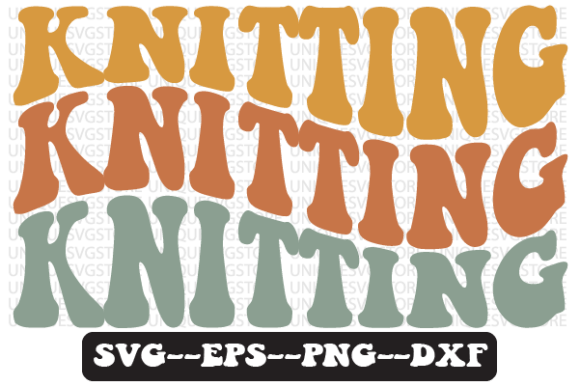 Knitting Wavy Retro Svg Design Review