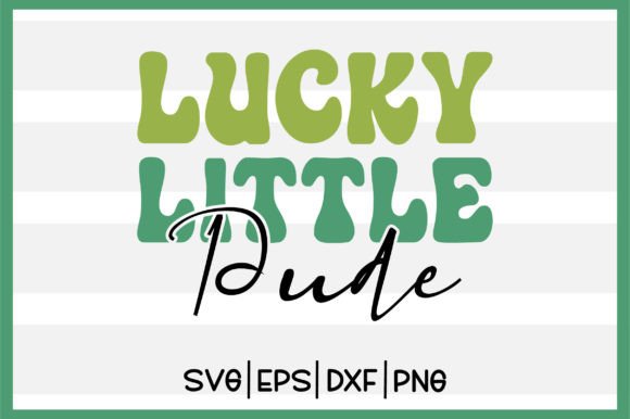 Lucky Little Dude Retro Svg Design Review