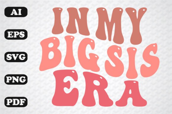 Reviewing In My Big Sis Era Retro SVG PNG